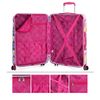 Maleta De Viaje Grande Policarbonato Trolley 60cm 4 Ruedas Dobles Tsa 131160 Fucsia