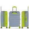 Maleta De Viaje Mediana Extensible Abs Trolley 60cm 4 Ruedas Dobles Tsa 171260 Pistacho-pl