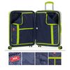 Maleta De Viaje Mediana Extensible Abs Trolley 60cm 4 Ruedas Dobles Tsa 171260 Pistacho-pl