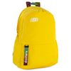 Mochila Escolar Adolescente Con Bolsillo Interior Ipad Tablet  S894 Limon Cromo