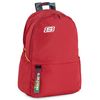 Mochila Escolar Adolescente Con Bolsillo Interior Ipad Tablet  S894 Rojo Cherry