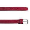 Cinturon En Cuero Terciopelado Lois  49701 Rojo 95
