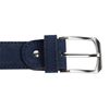 Cinturon En Cuero Terciopelado Lois  49701 Azul 115