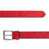 Cinturon Lois En Piel Terciopelo De Alta Calidad  49809 Rojo 115