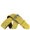 Cinturon Lois En Piel Terciopelo De Alta Calidad  49809 Mostaza 105