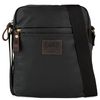 Bolso Bandolera De Hombre De Lona Recubierta/piel 307819 Negro