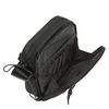 Bolso Con Bandolera Ajustable Pequeña Para Hombre De Lona Recubierta 309220 Negro