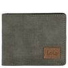 Cartera De Chico. Monedero Billetero Juvenil De Lona. Caja Para Regalo. 203606 Gris