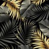 Maleta De Cabina 40x55x19cm Negro-tropical Gold