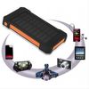 Batería Cargador Solar Powerbank 10000mah Con 2 Puertos Usb Brújula Y Antorcha Led Smartek