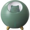 Humidificador Planet Cat, Purificador De Aire Para El Hogar Con Luz Led-verde Smartek