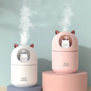 Mini Humidificador Con Modo De Niebla Ajustable Con Luz Nocturna Gato Rosa Smartek