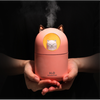 Mini Humidificador Con Modo De Niebla Ajustable Con Luz Nocturna Gato Rosa Smartek