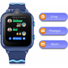 Reloj Inteligente Con Gps, Mensajes, Videollamada 4g Para Niños Y Niñas Azul Smartek