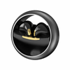 Auriculares Inalámbricos Smartek Bluetooth, Diseño Giratorio De Metal, Para Música Y Juegos Negro