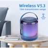 Altavoz Bluetooth Smartek Tg376 Con Luz Led Rgb Portátil Azul