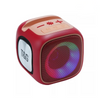 Altavoz Bluetooth Smartek Tg-359 Con Iluminación Rgb, Tarjeta Tf, Radio Fm Rojo