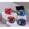 Altavoz Bluetooth Smartek Tg-359 Con Iluminación Rgb, Tarjeta Tf, Radio Fm Naranja