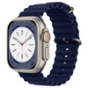 Smartek Correa De Silicona Compatible Con Apple Watch 42/44/45/49mm Azul Marino