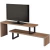 Hogar24 Es Mueble Tv Diseño Industrial. Extensible 140-170 Cm, Madera Maciza