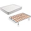 Cama Completa - Colchón Flexitex + Somier Basic + 4 Patas De 26cm, 120x200 Cm