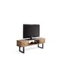 Conjunto Madera: Mesa Centro U + Mueble Tv Max + Mesa X