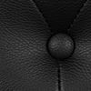 Cabecero Afrodita Tapizado En Polipiel Negro De Sonnomattress 130x120x8cm