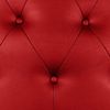 Cabecero Afrodita Tapizado En Polipiel Rojo De Sonnomattress 100x120x8cm