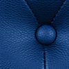 Cabecero Afrodita Tapizado En Polipiel Azul De Sonnomattress 145x120x8cm