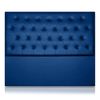 Cabecero Afrodita Tapizado En Polipiel Azul De Sonnomattress 220x120x8cm