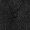 Cabecero Afrodita Tapizado Nido Antimanchas Negro De Sonnomattress 115x120x8cm