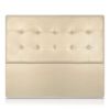 Cabecero Atenea Tapizado En Polipiel Beige De Sonnomattress 130x120x8cm