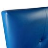 Cabecero Atenea Tapizado En Polipiel Azul De Sonnomattress 90x120x8cm