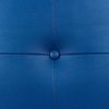 Cabecero Atenea Tapizado En Polipiel Azul De Sonnomattress 160x120x8cm