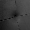 Cabecero Zeus Tapizado En Polipiel Negro De Sonnomattress 220x50x5cm