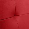 Cabecero Zeus Tapizado En Polipiel Rojo De Sonnomattress 220x50x5cm