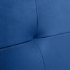 Cabecero Zeus Tapizado En Polipiel Azul De Sonnomattress 100x50x5cm