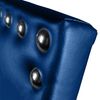 Cabecero Dafne Tapizado En Polipiel Azul De Sonnomattress 145x55x8cm