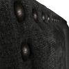 Cabecero Dafne Tapizado Nido Antimanchas Negro De Sonnomattress 90x55x8cm