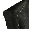 Cabecero Dafne Tapizado Nido Antimanchas Negro De Sonnomattress 220x55x8cm