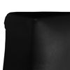 Cabecero Artemisa Tapizado En Polipiel Negro De Sonnomattress 160x55x8cm