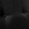 Cabecero Artemisa Tapizado Nido Antimanchas Negro De Sonnomattress 100x55x8cm