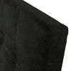 Cabecero Tritón Tapizado Nido Antimanchas Negro De Sonnomattress 90x120x8cm