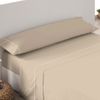 Juego De Sábanas Liso Tela 3 Piezas Icelands Calma Cama 90 Cm Beige