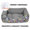 Cama Para Perros, Gatos Y Mascotas, Con Relleno De Fibras, Resistente (mediano,huesos)- Home Mercury