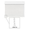 Cortina Espiral De Pvc Para Puerta Exterior O Interior(200x120cm, Blanco+filo Gris R3)- Home Mercury