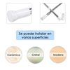 Barra Extensible Ajustable De Aluminio Para Baño, Ropero, Armario. (plateado, 70-120cm)- Home Mercury