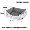 Cama Para Perros, Gatos Y Mascotas, Con Relleno De Fibras, Resistente (grande, Estrellas)- Home Mercury