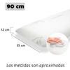 Almohada Viscoelástica Aloe Vera Termoregulable Adaptabilidad Cuello, Alta Recuperación. (90cm) Home Mercury