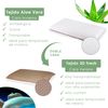 Pack 2 Almohadas Viscoelástica Suave Y Relajante Aloe Vera Fresh 3d, Doble Cara (invierno Y Verano) 90 Cm Home Mercury